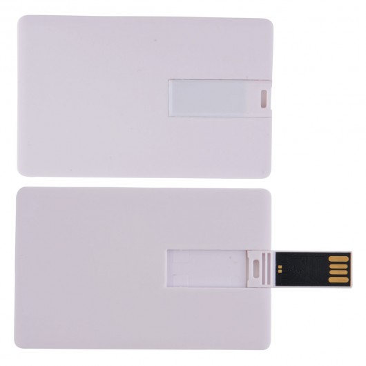 Credit Card USB Drive White